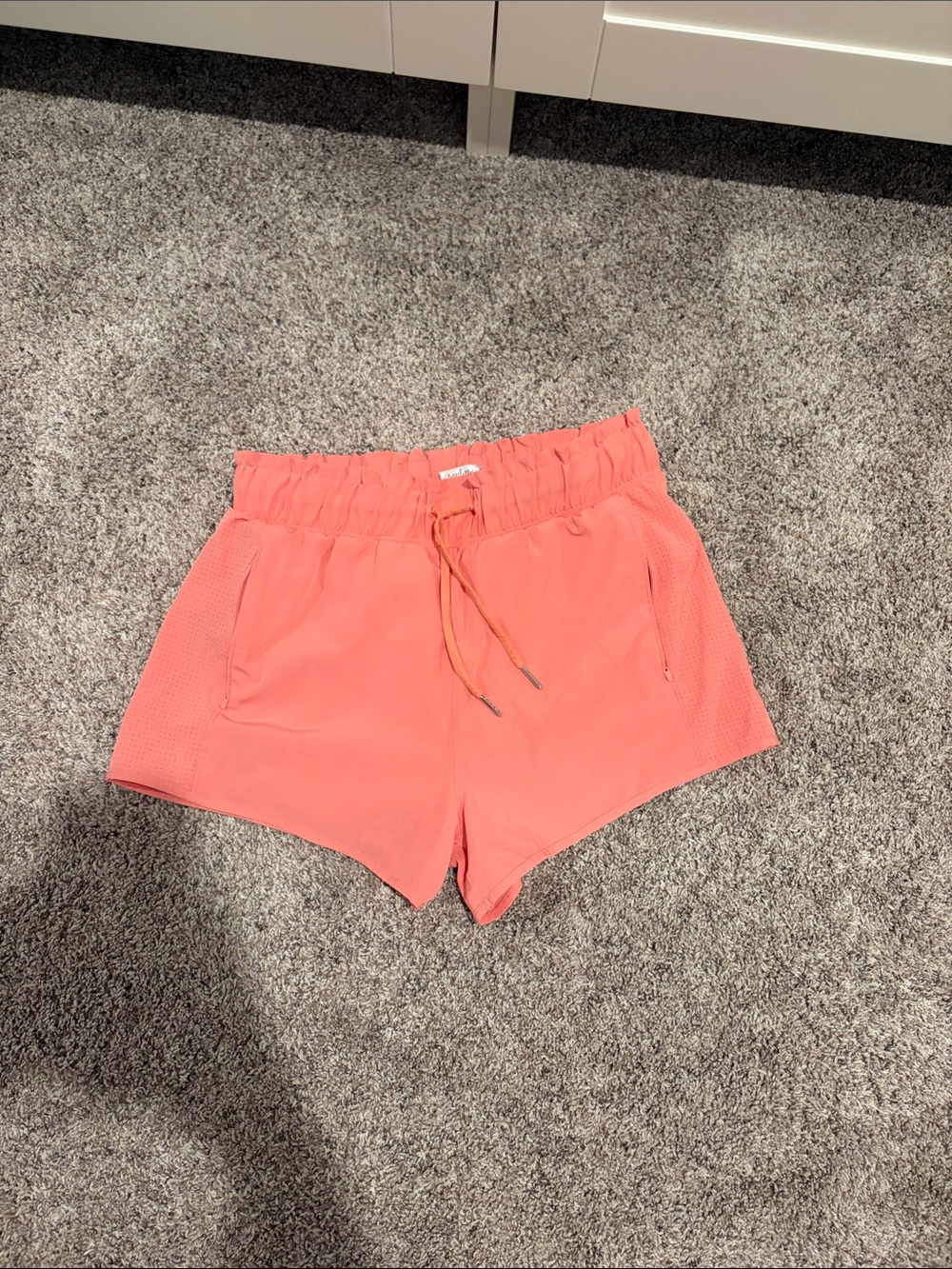 Mondetta Coral Drawstring Athletic Shorts